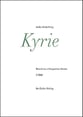 Kyrie TTBB choral sheet music cover